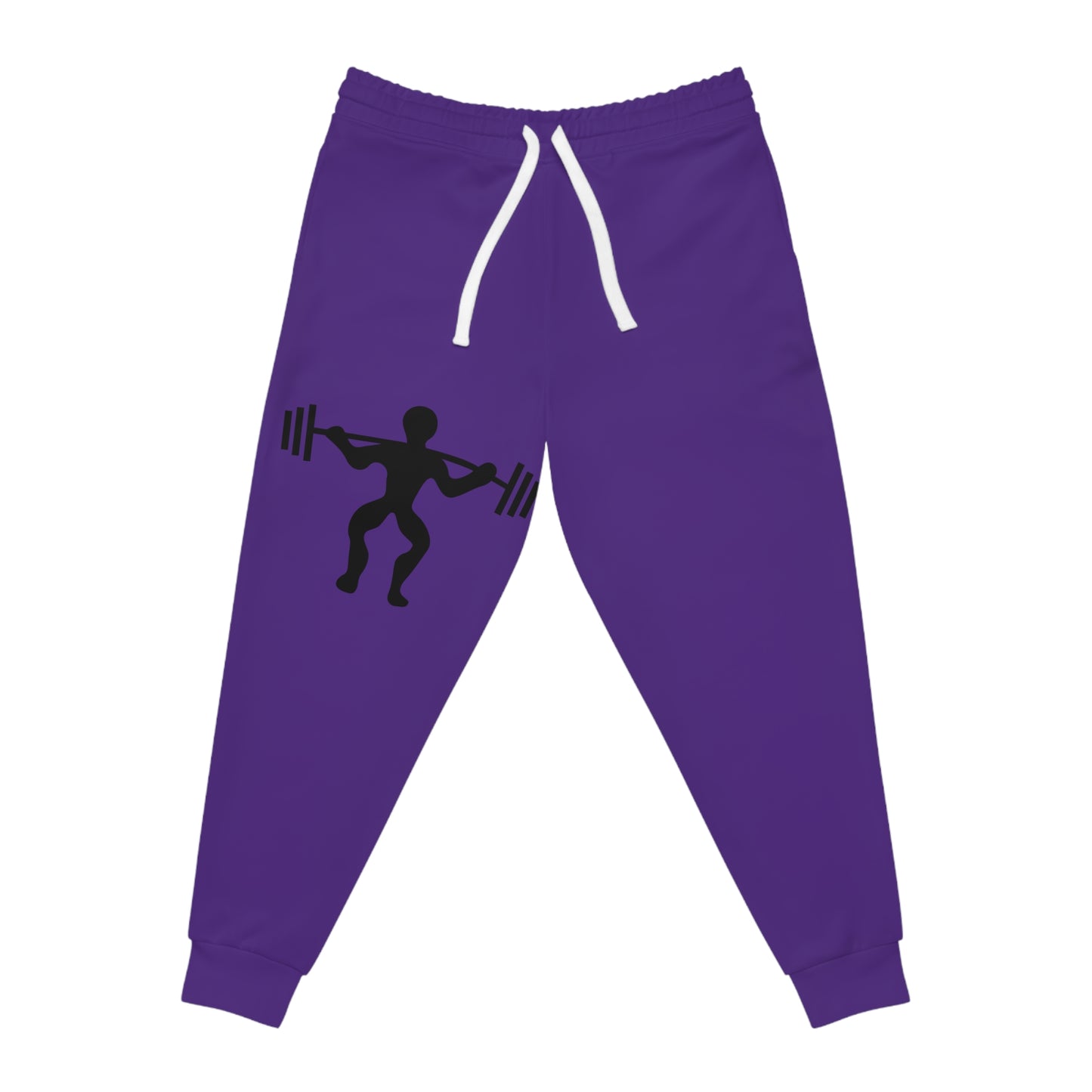 Athletic Joggers: Weightlifting Purple