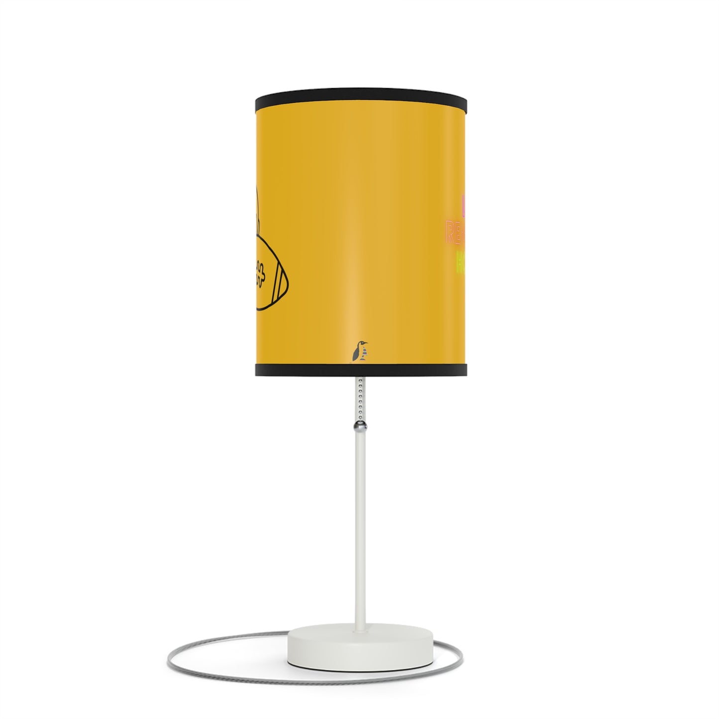 Lamp on a Stand, US|CA plug: Football Yellow