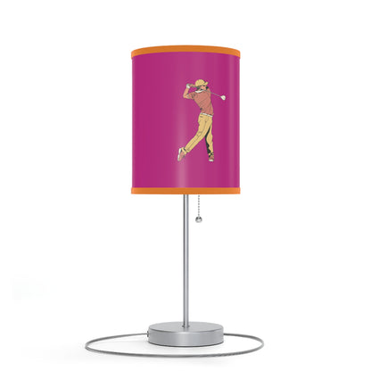 Lamp on a Stand, US|CA plug: Golf Pink