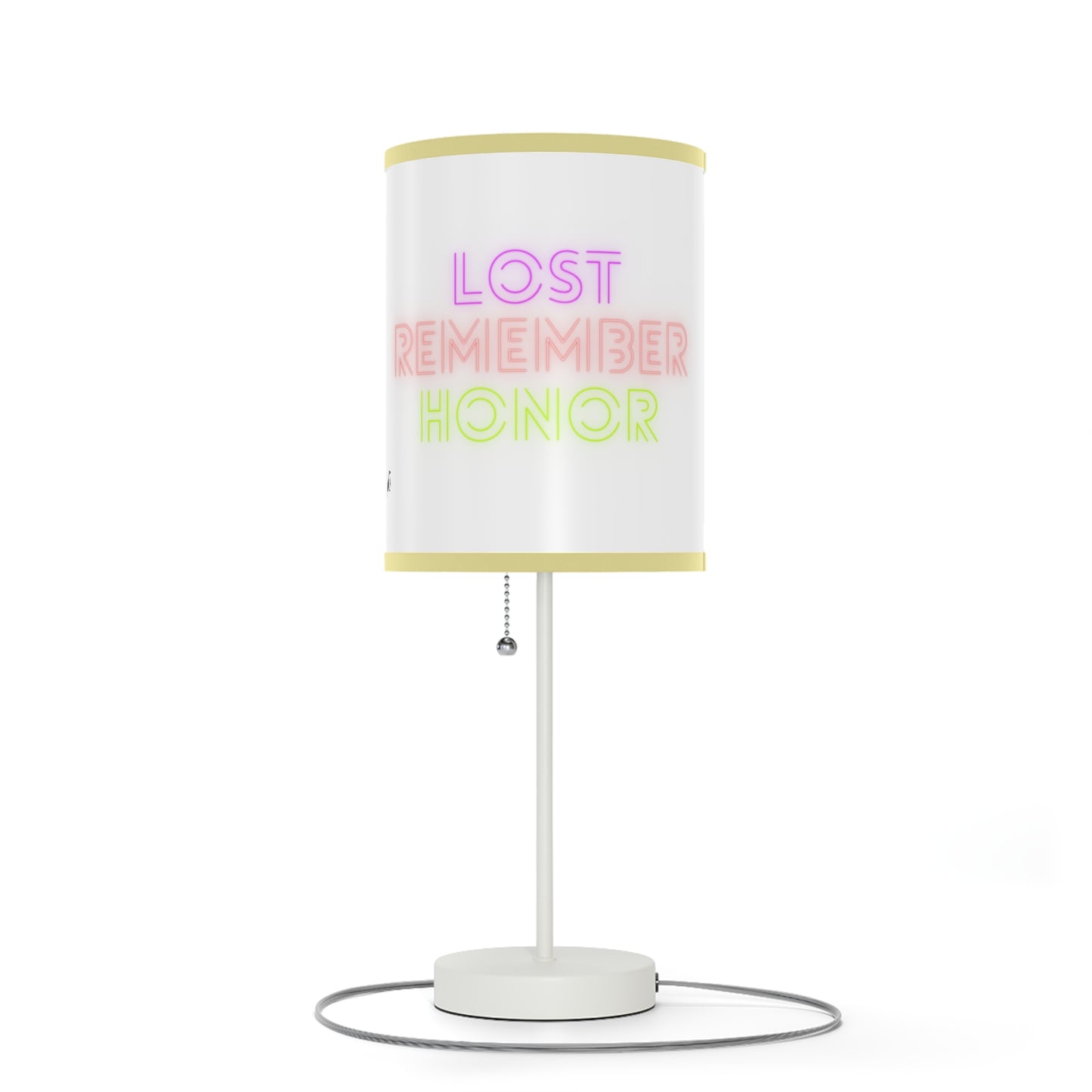 Lamp on a Stand, US|CA plug: Wrestling White