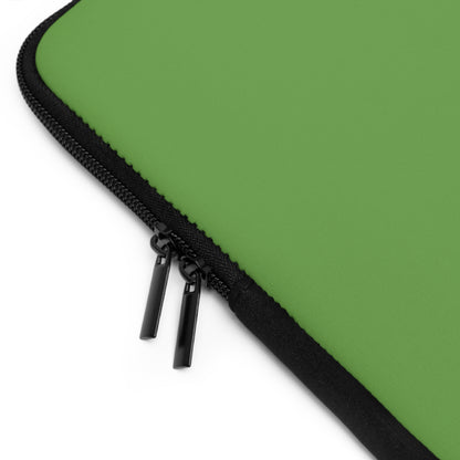 Laptop Sleeve: Writing Green