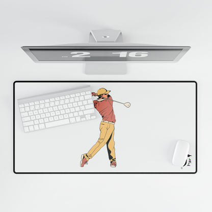 Desk Mats: Golf White