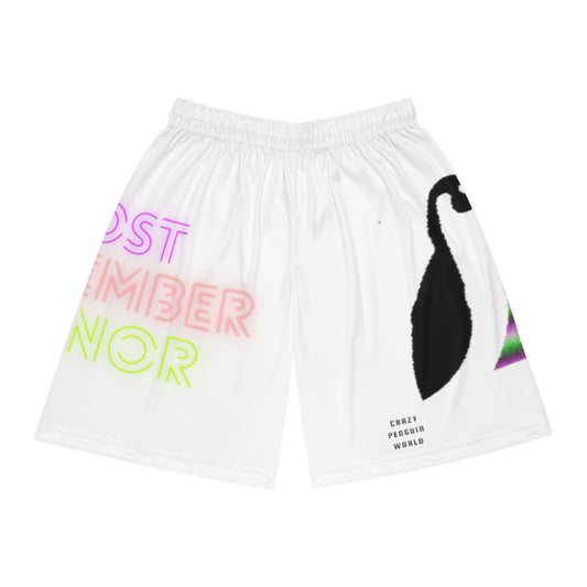 Basketball Shorts: Lost Remember Honor White