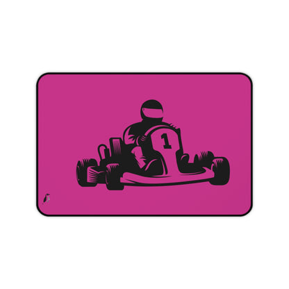 Desk Mat: Racing Pink