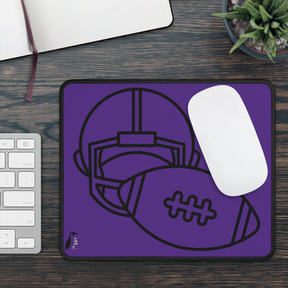 Gaming Mouse Pad: Football Purple