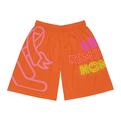 Basketball Shorts: Fight Cancer Orange