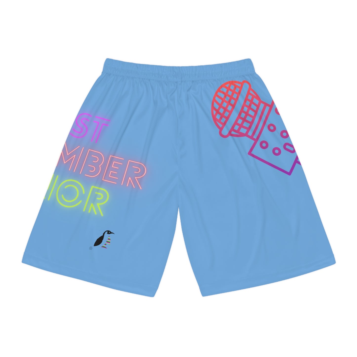 Basketball Shorts: Music Lite Blue