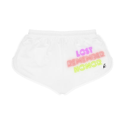 Women's Relaxed Shorts: Gaming White