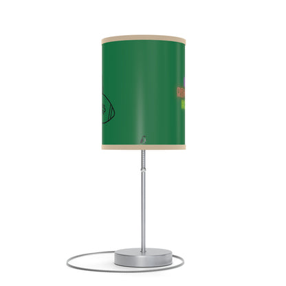 Lamp on a Stand, US|CA plug: Football Dark Green