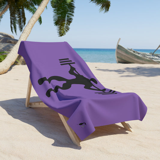 Beach Towel: Weightlifting Lite Purple