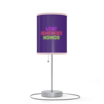 Lamp on a Stand, US|CA plug: Fishing Purple