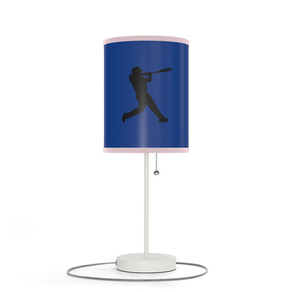 Lamp on a Stand, US|CA plug: Baseball Dark Blue