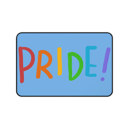 Desk Mat: LGBTQ Pride Lite Blue