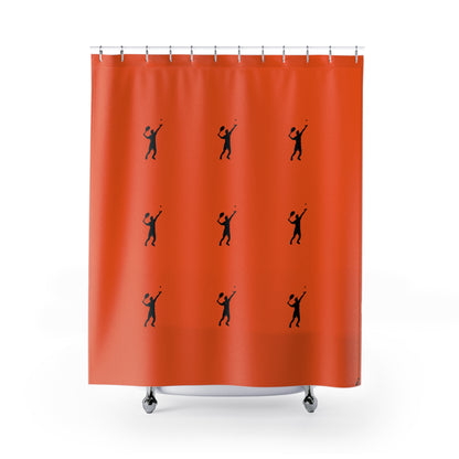 Shower Curtains: #2 Tennis Orange