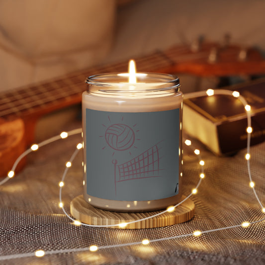 Scented Candle, 9oz: Volleyball Dark Grey