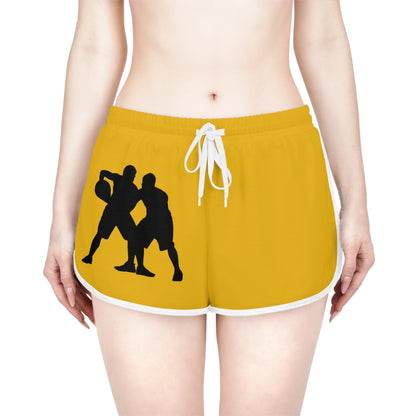 Women's Relaxed Shorts: Basketball Yellow