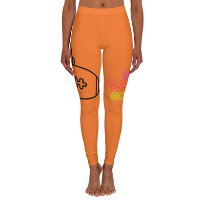 Women's Spandex Leggings: Football Crusta