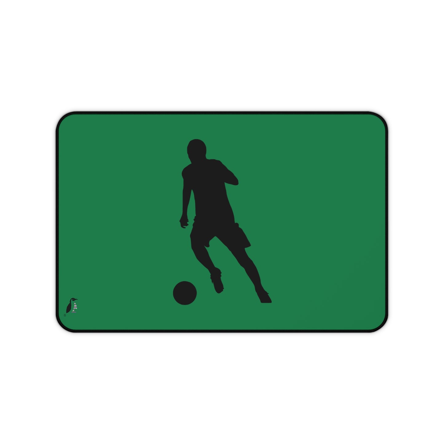 Desk Mat: Soccer Dark Green