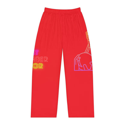 Women's Pajama Pants: Bowling Red