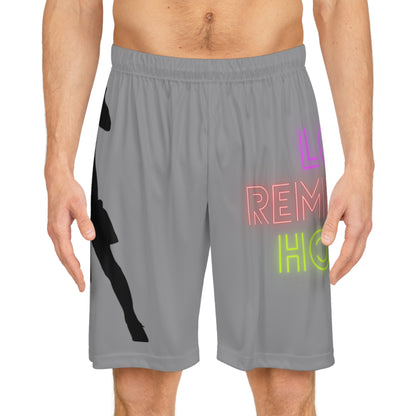 Basketball Shorts: Soccer Grey