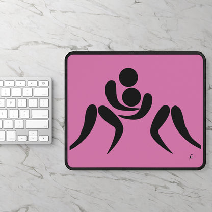 Gaming Mouse Pad: Wrestling Lite Pink