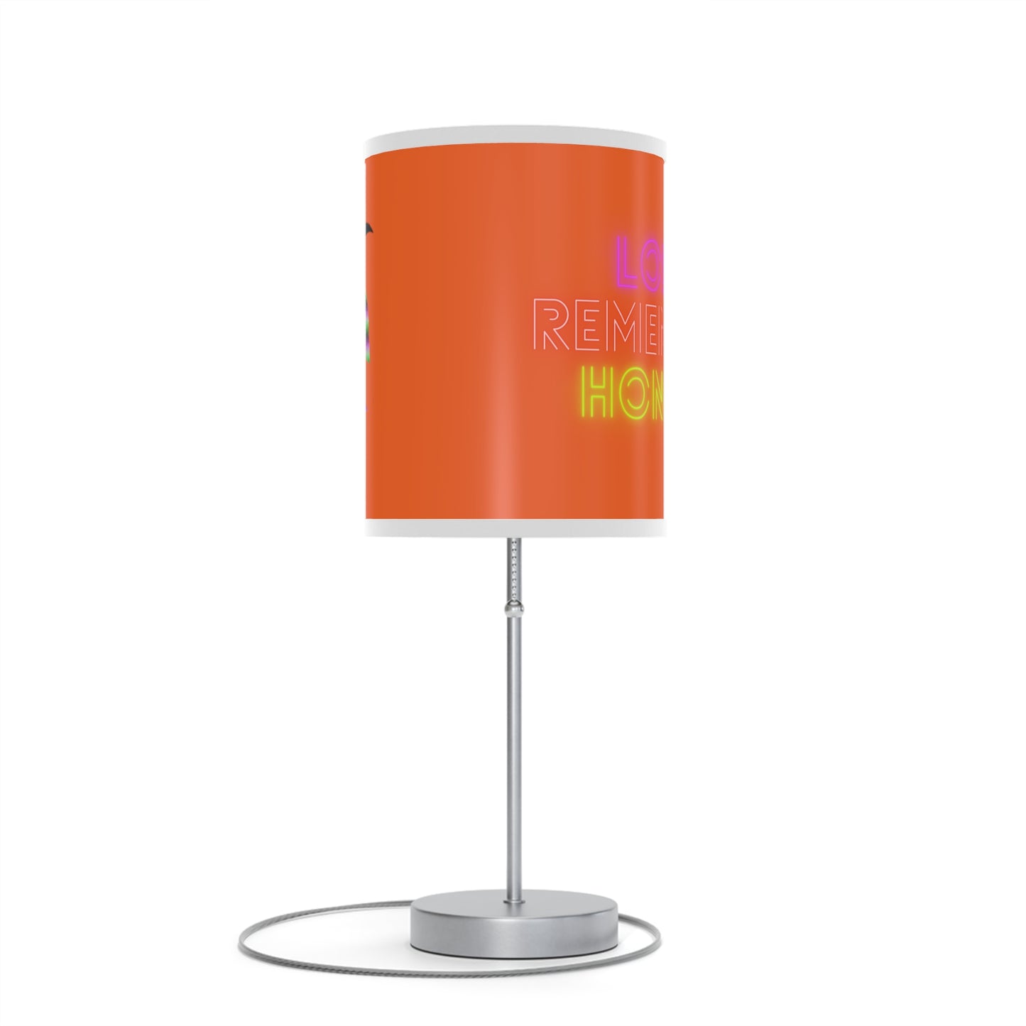 Lamp on a Stand, US|CA plug: Crazy Penguin World Logo Orange