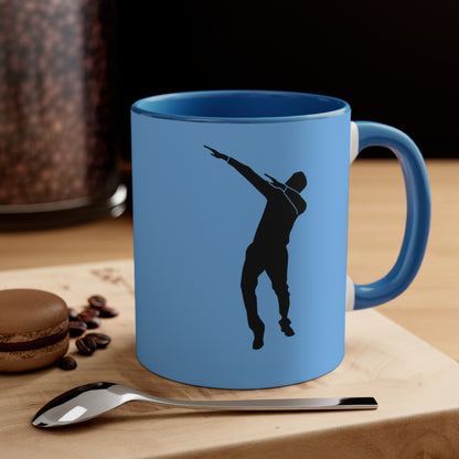 Accent Coffee Mug, 11oz: Dance Lite Blue