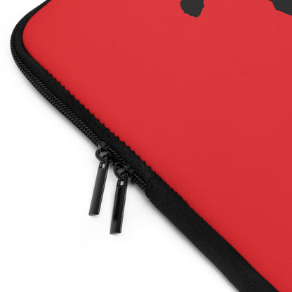 Laptop Sleeve: Skateboarding Red