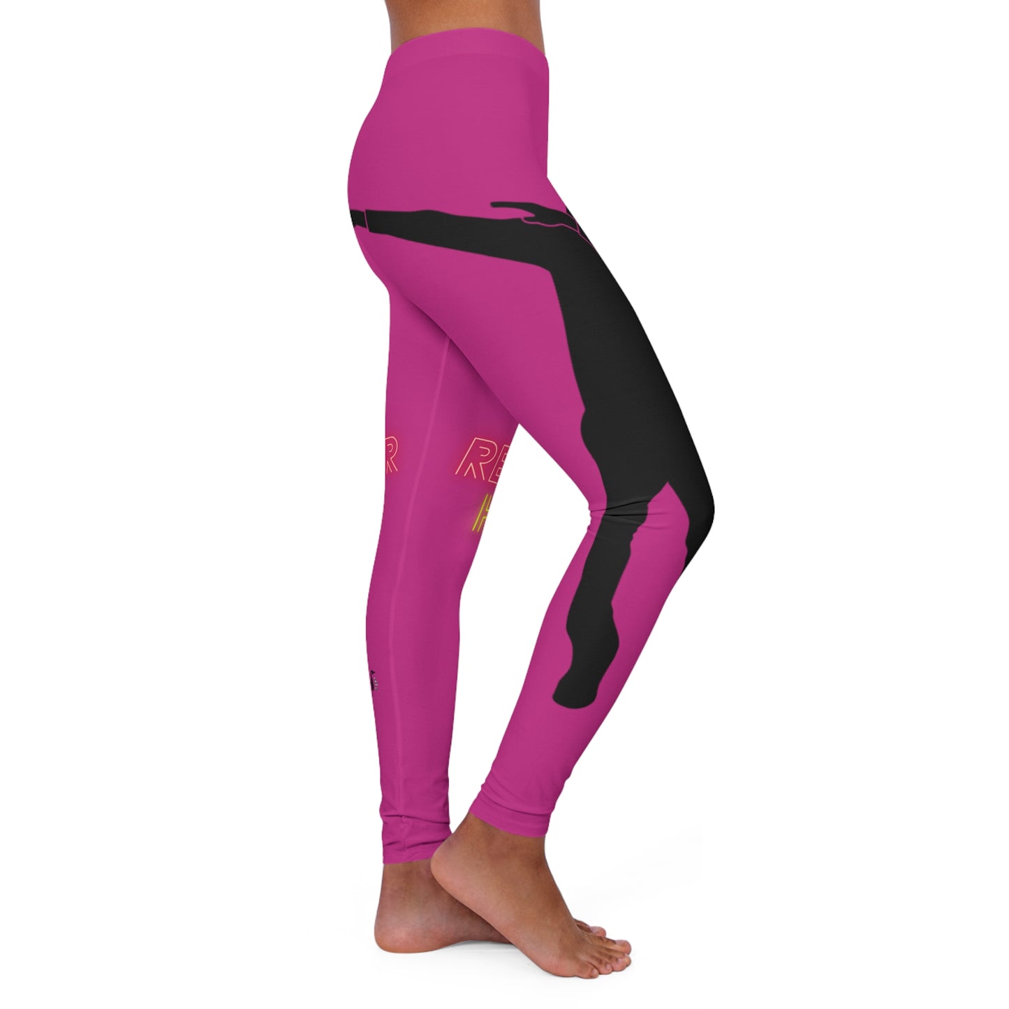 Women's Spandex Leggings: Dance Pink