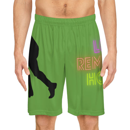 Basketball Shorts: Hockey Green