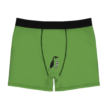 Men's Boxer Briefs: Wolves Green