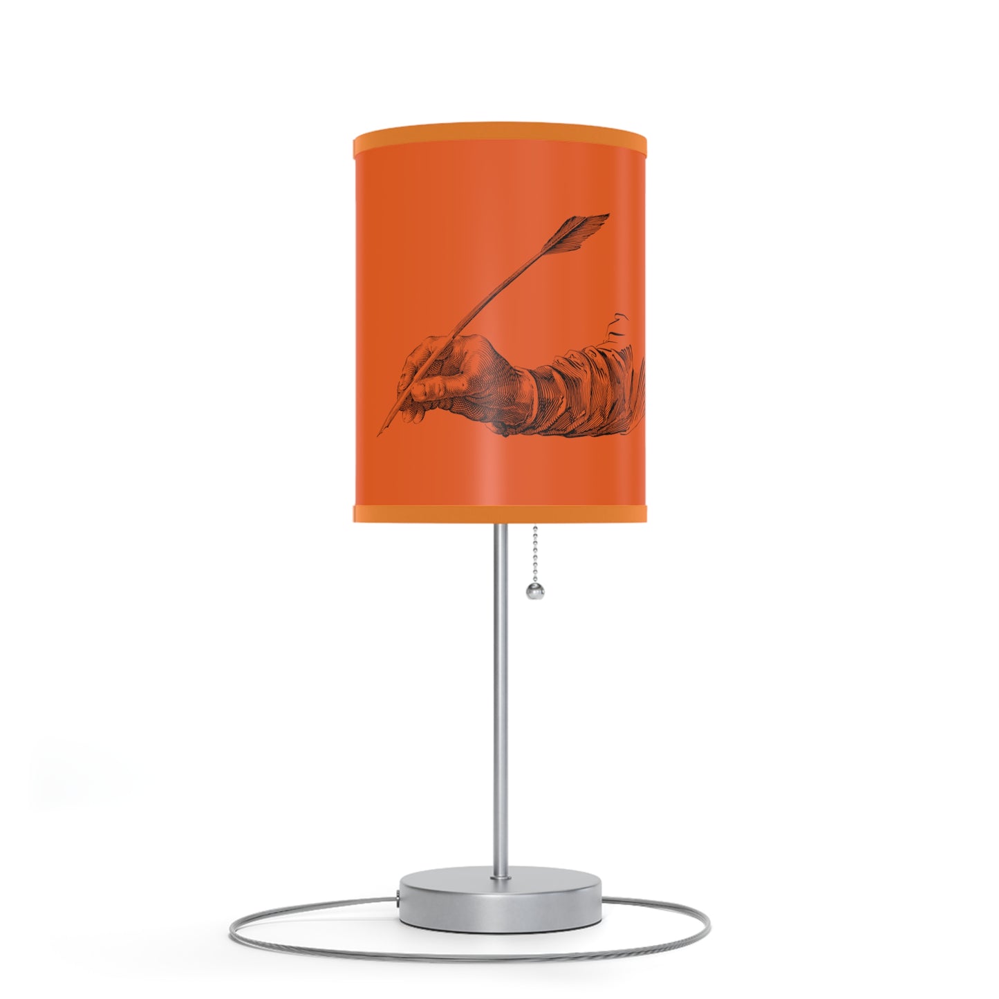 Lamp on a Stand, US|CA plug: Writing Orange