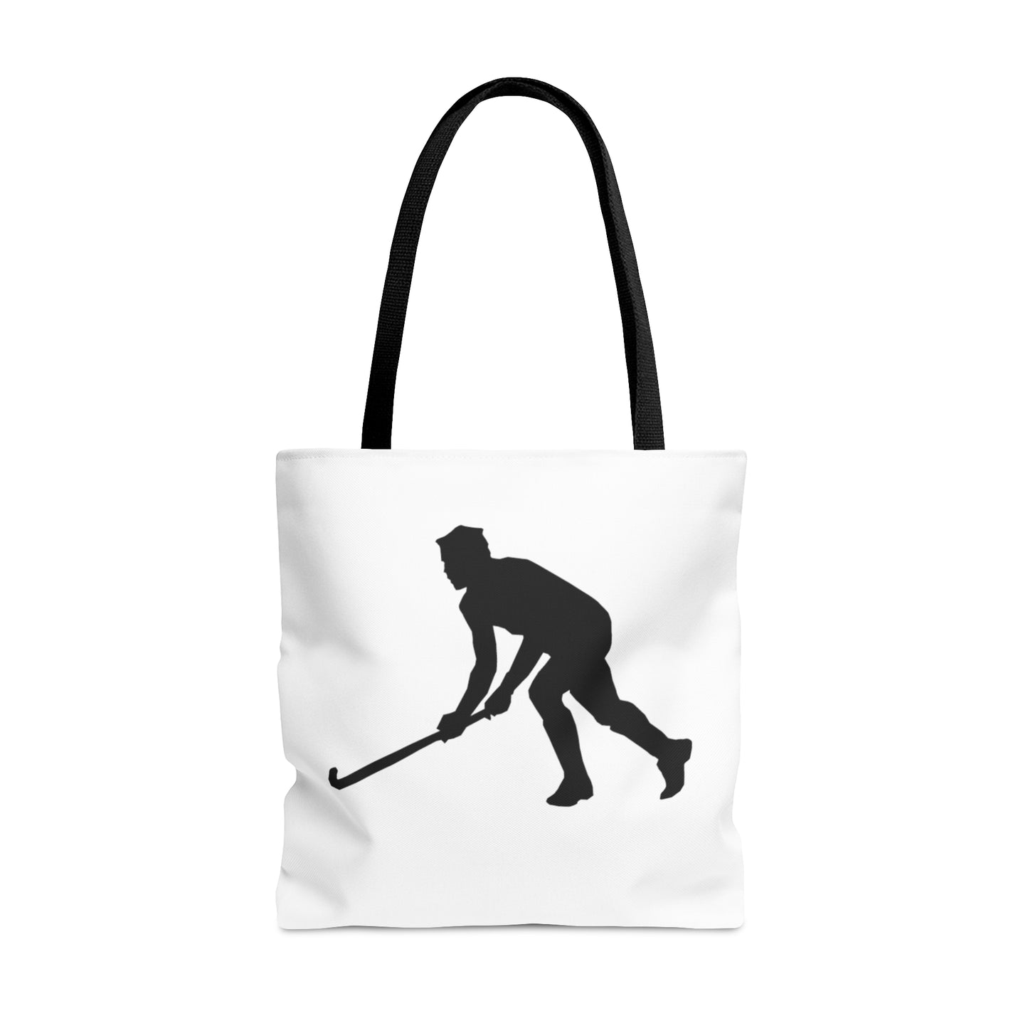 Tote Bag: Hockey White