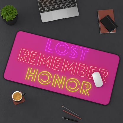 Desk Mat: Lost Remember Honor Pink