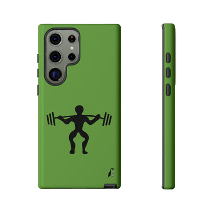 Tough Cases (for Samsung & Google): Weightlifting Green
