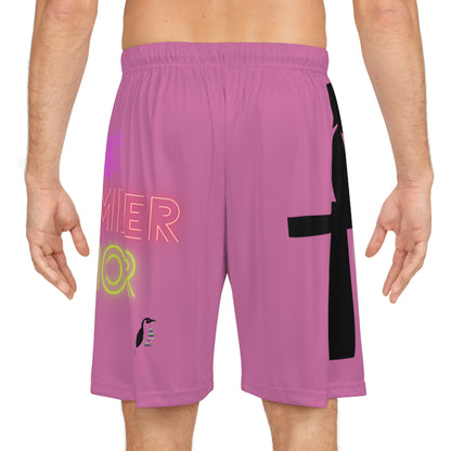 Basketball Shorts: Fishing Lite Pink