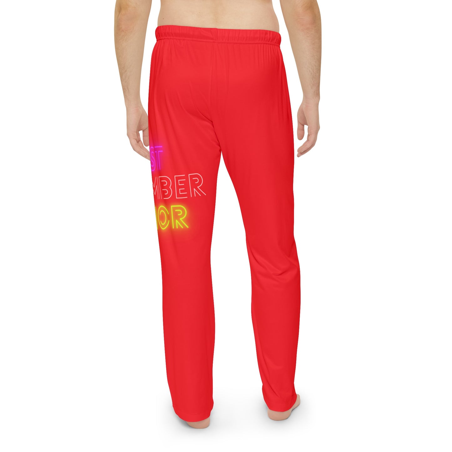 Men's Pajama Pants: Lost Remember Honor Red