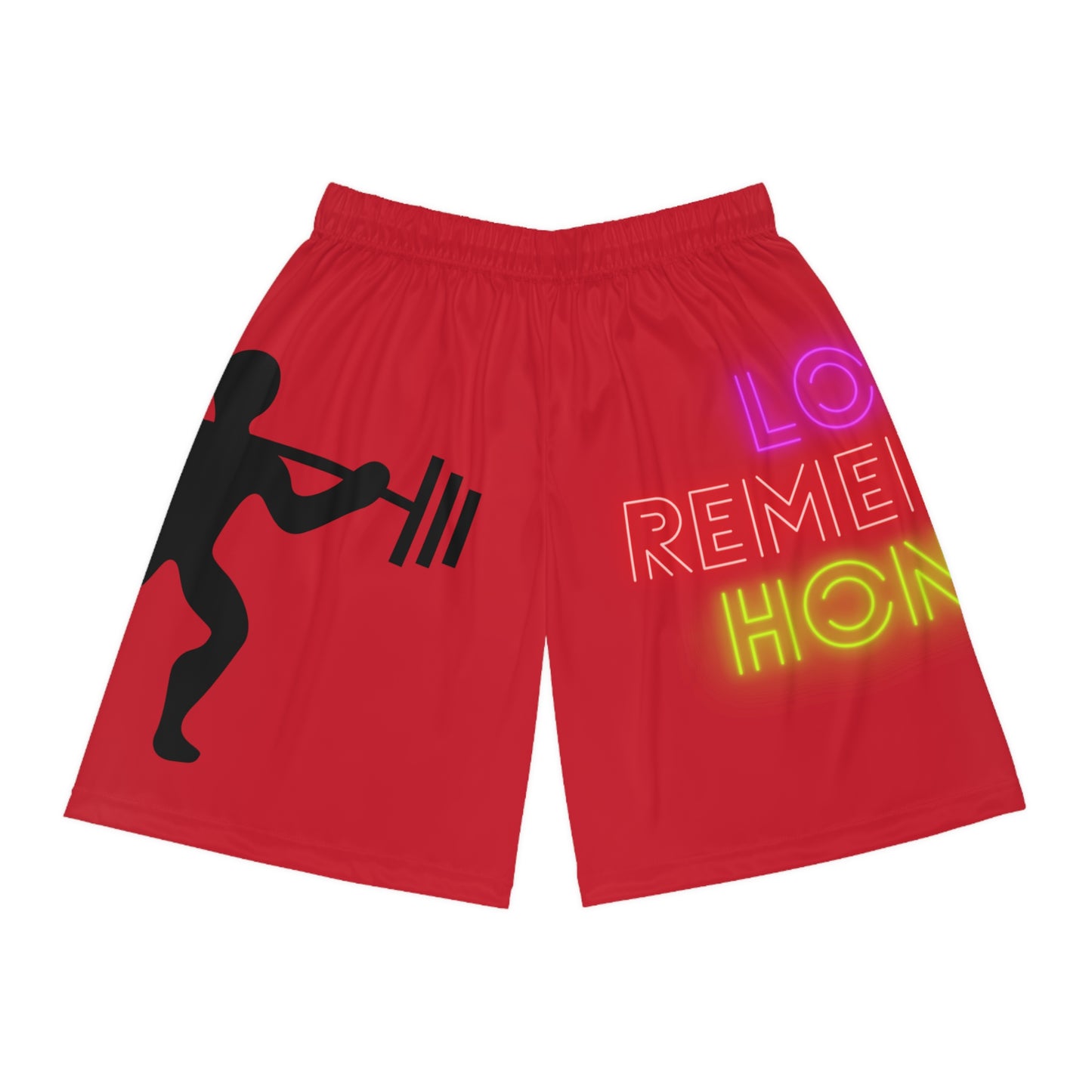 Basketball Shorts: Weightlifting Dark Red