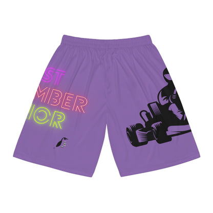 Basketball Shorts: Racing Lite Purple