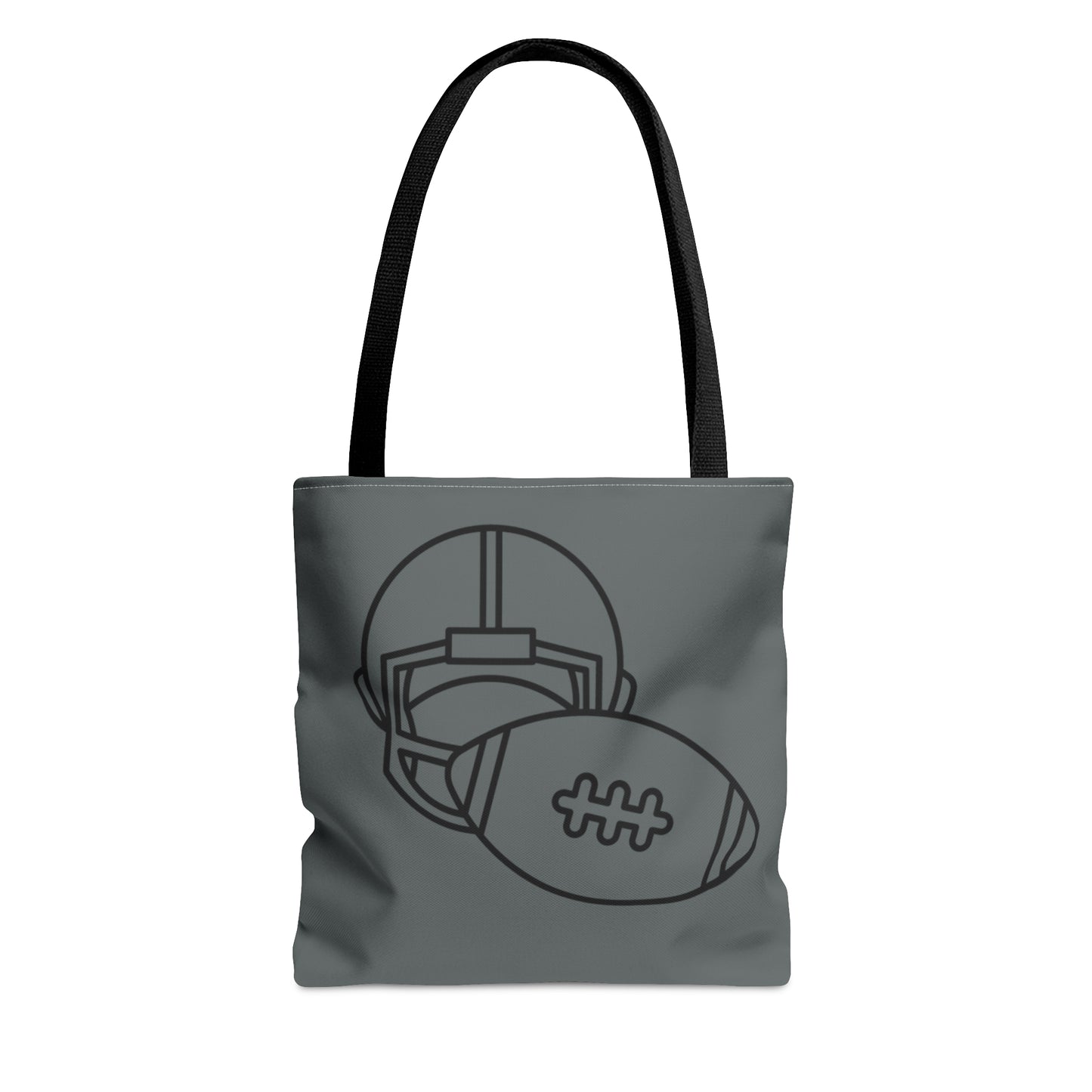 Tote Bag: Football Dark Grey