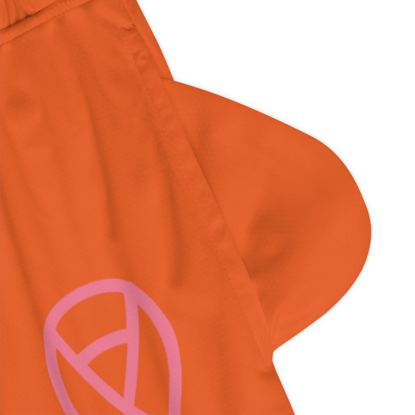 Basketball Rib Shorts: Fight Cancer Orange