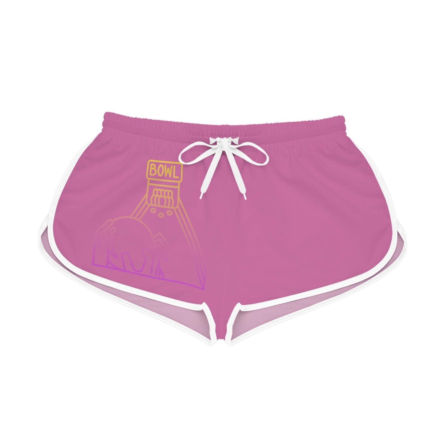 Women's Relaxed Shorts: Bowling Lite Pink