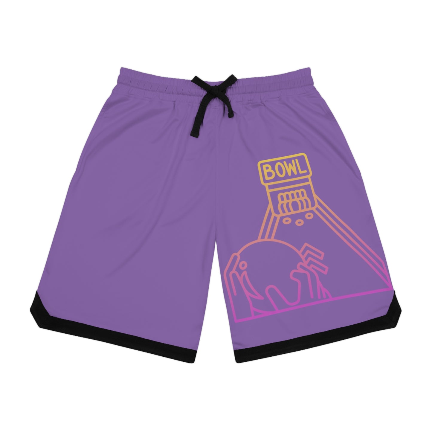 Basketball Rib Shorts: Bowling Lite Purple