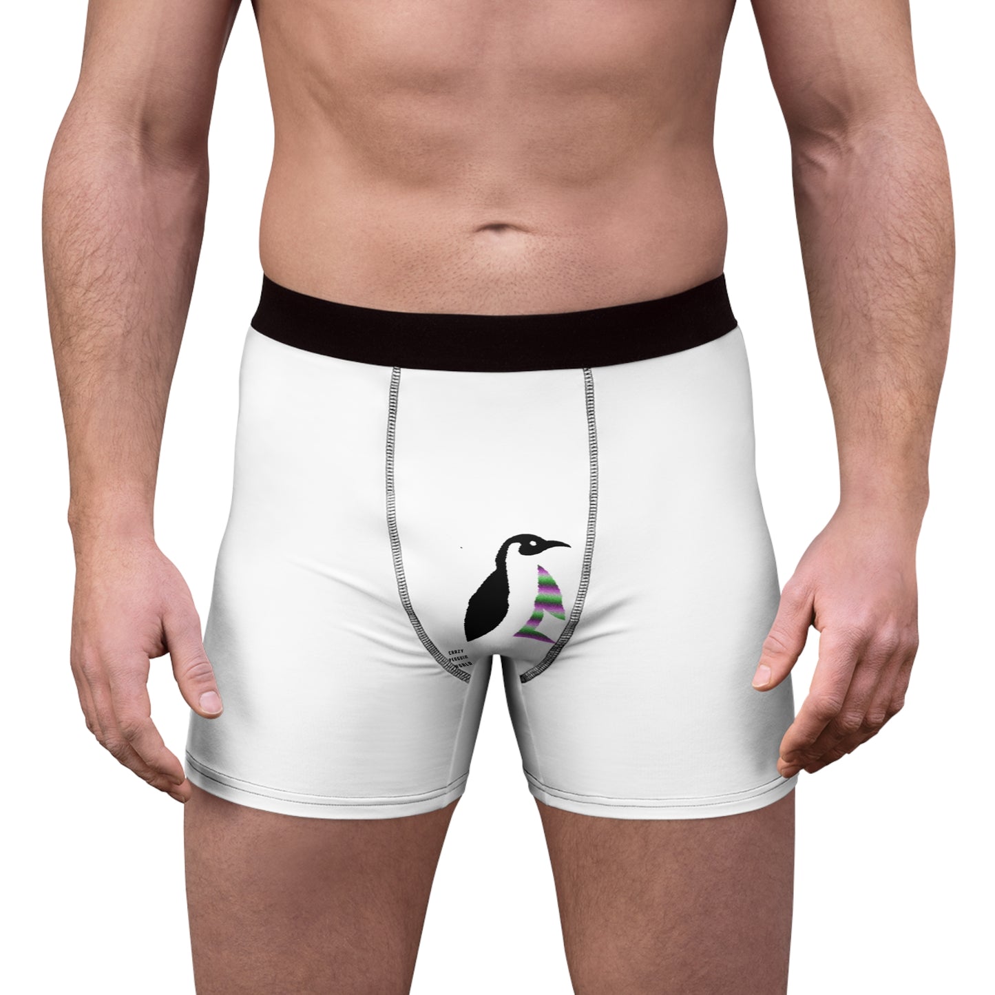 Men's Boxer Briefs: Soccer White