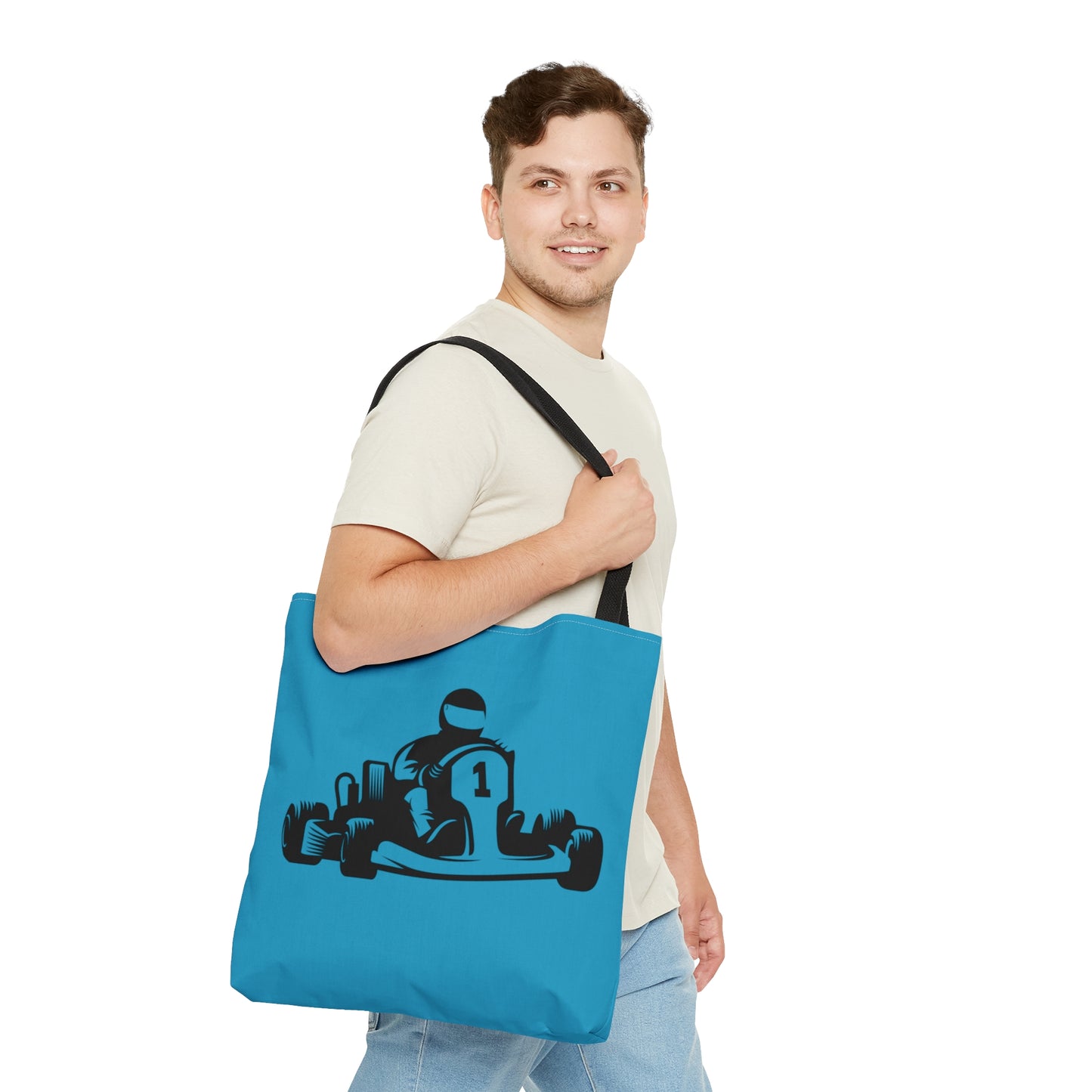 Tote Bag: Racing Turquoise