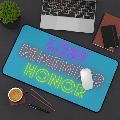 Desk Mat: Lost Remember Honor Turquoise