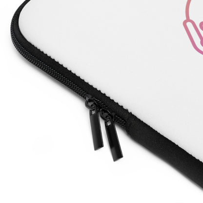 Laptop Sleeve: Bowling White