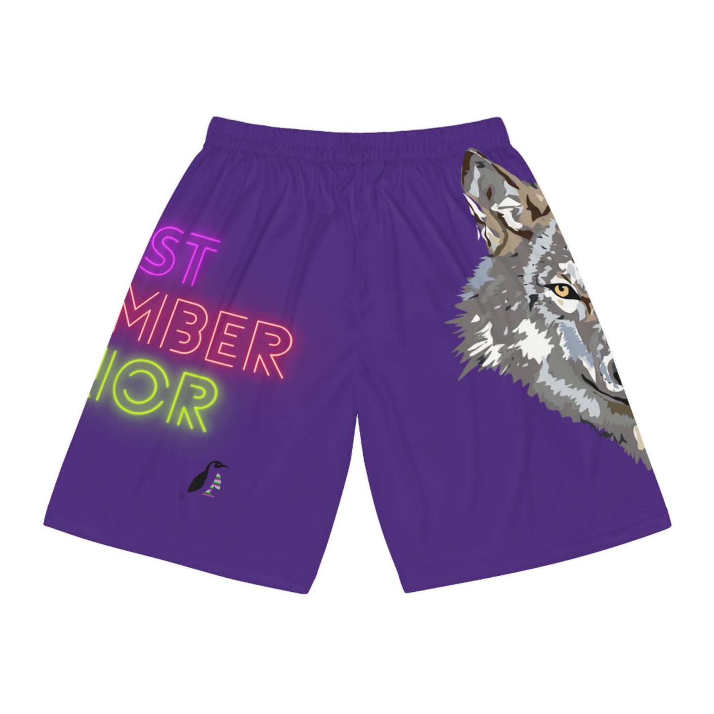 Basketball Shorts: Wolves Purple