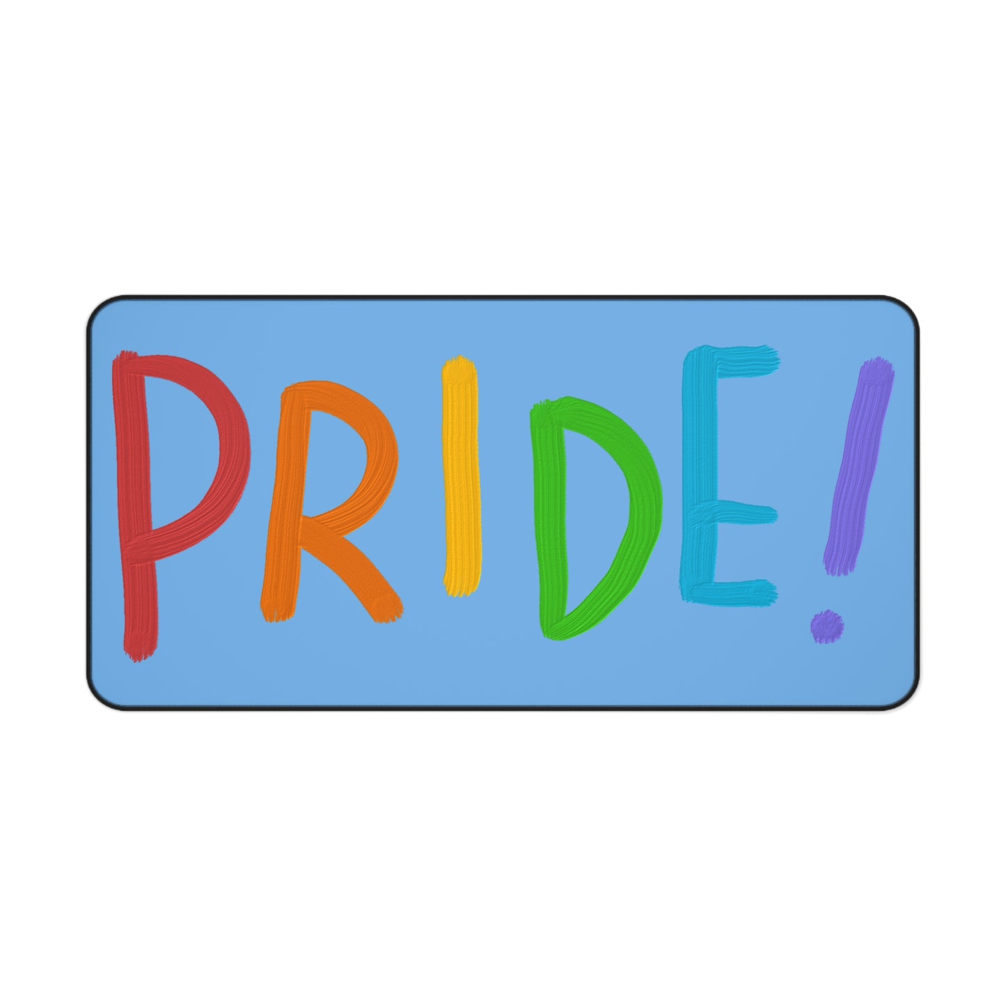 Desk Mat: LGBTQ Pride Lite Blue