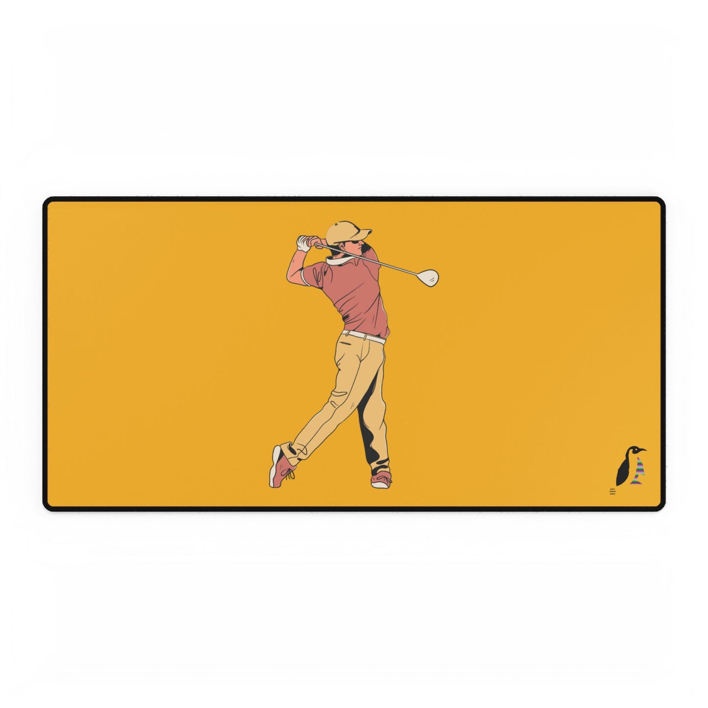 Desk Mats: Golf Yellow